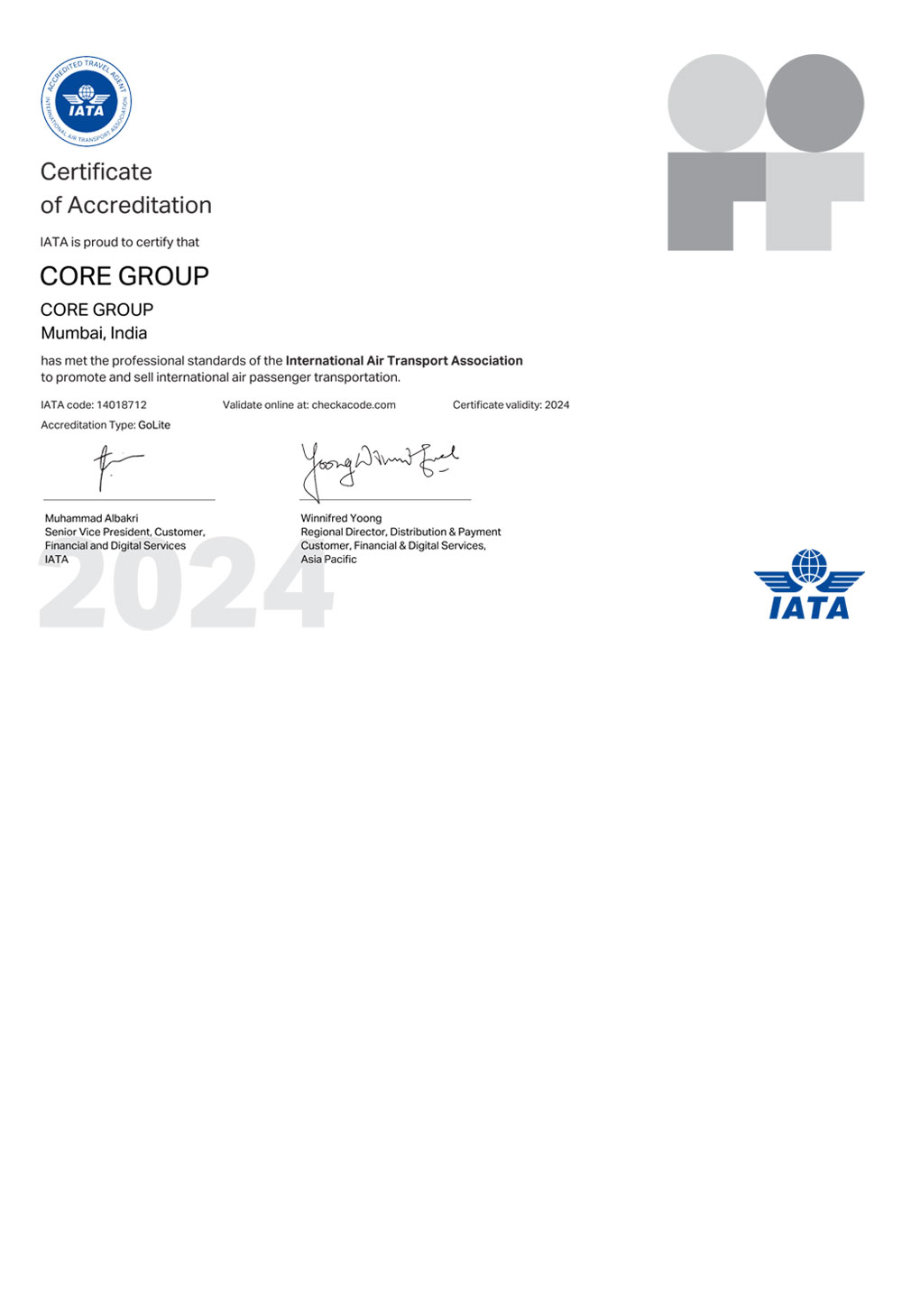 Accreditation Certificate